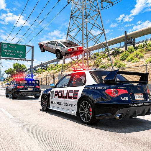 Play game Police Chase With Devastation
