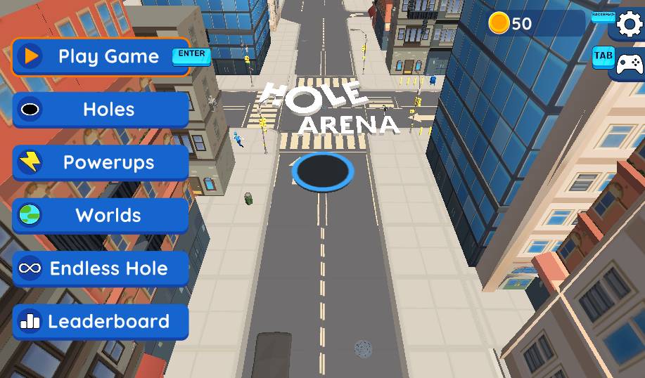 How to play Hole Arena